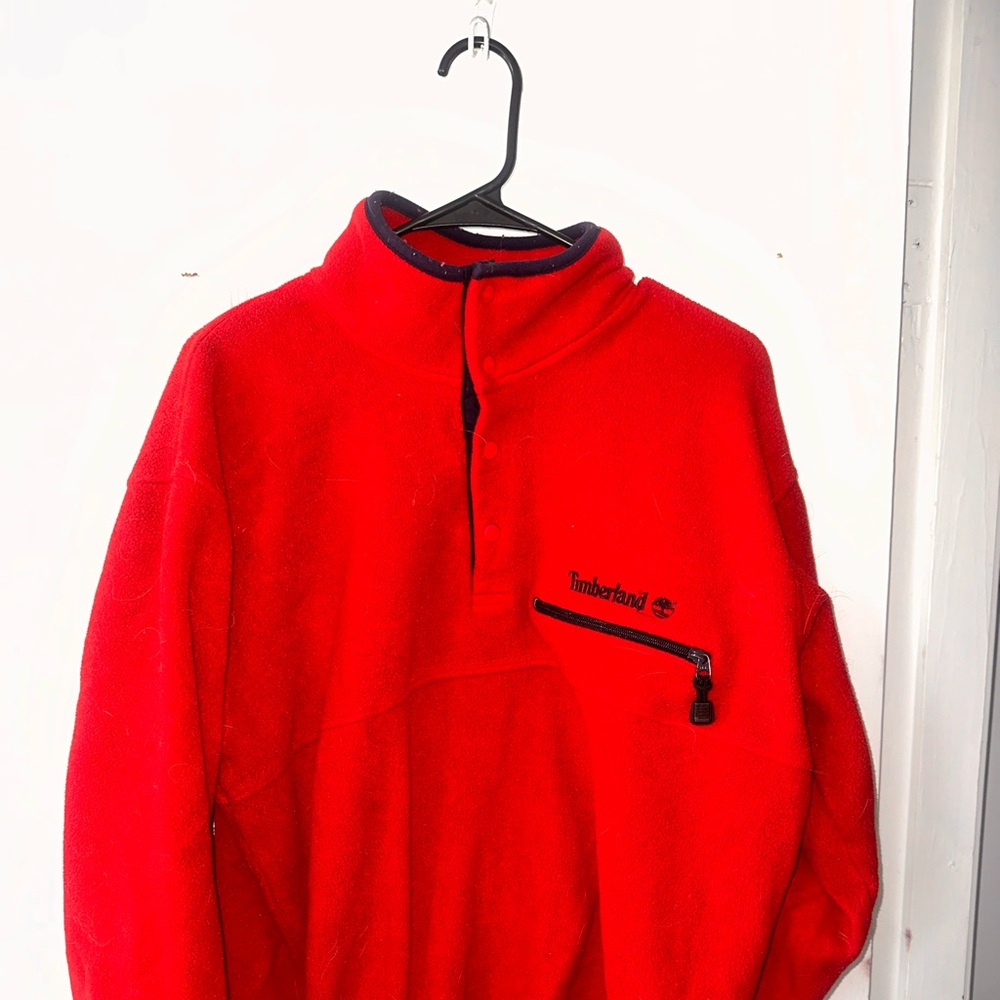 Vintage Timberland Quarterzip Fleece